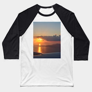 Sunset from a plane Baseball T-Shirt